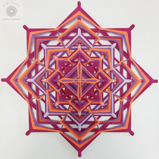 ŻYWIOŁY - OGNIA I ZIEMI  / Mandala   " Sukces i szczęście "