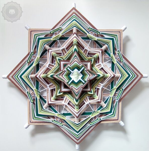 ŻYWIOŁY- DRZEWA I ZIEMI / Mandala " NAUCZ SIĘ DBAĆ O WŁASNE  SZCZĘŚCIE "