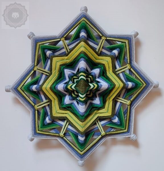 ŻYWIOŁY - DRZEWA I METALU / Mandala " UWIERZ, ŻE ZASŁUGUJESZ NA PIĘKNO "